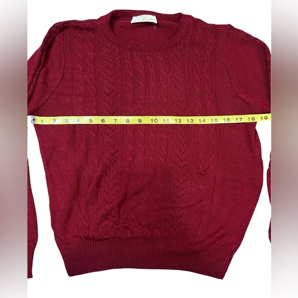 Vintage “It's Pure Gould” Brand Women’s Red knit Sweater USA - Picture 3 of 4